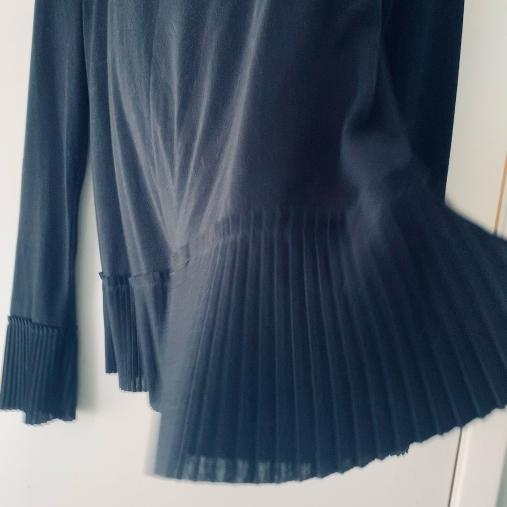 Ella Moss Delicate, Long Sleeve Shirt with Fine Pleats sz S